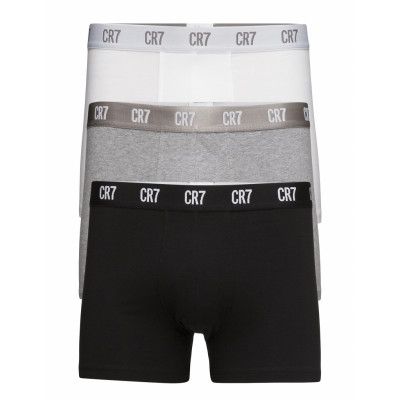Cr7 Basic, Trunk, 3-Pack Boxerkalsonger Multi/mönstrad CR7