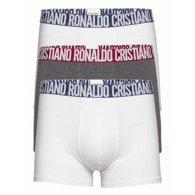 Cr7 Basic, Trunk, 3-Pack. *Villkorat Erbjudande Boxerkalsonger Vit CR7
