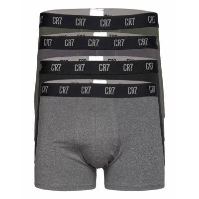 Cr7 Basic, Trunk, 4-Pack Boxerkalsonger Svart CR7