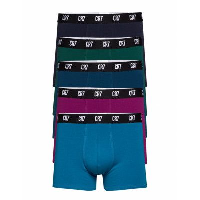 Cr7 Basic, Trunk, 5-Pack Boxerkalsonger Multi/mönstrad CR7