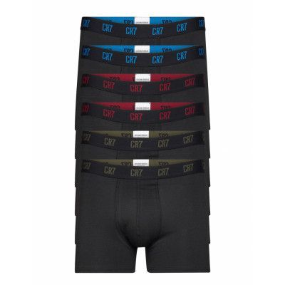 Cr7 Basic, Trunk, 6-Pack Boxerkalsonger Svart CR7