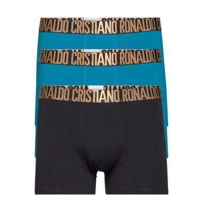 Cr7 Basic Trunk Organic 3-Pack Boxerkalsonger Svart CR7