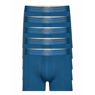 Cr7 Basic,Trunk Organic,5-Pack *Villkorat Erbjudande Boxerkalsonger Blå CR7