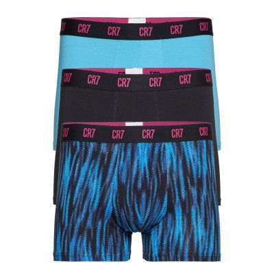 Cr7 Basic W Aop, Trunk, 3-Pack Boxerkalsonger Multi/mönstrad CR7