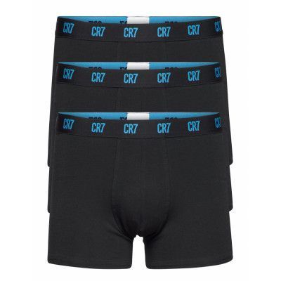 Cr7 Basic W Aop, Trunk, 3-Pack Boxerkalsonger Svart CR7