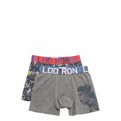 Cr7 Boys Trunk 2-Pack Night & Underwear Underwear Underpants Grå CR7
