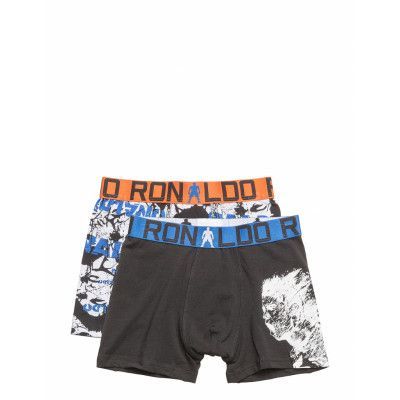 Cr7 Boys Trunk 2-Pack Night & Underwear Underwear Underpants Svart CR7