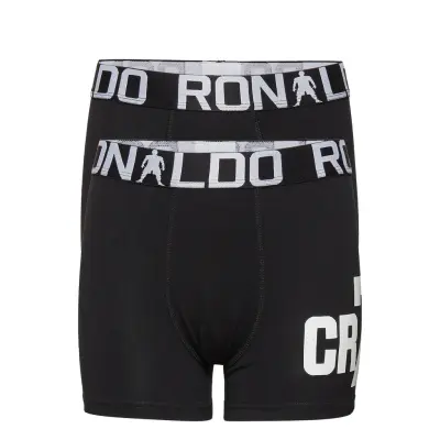 CR7 Cr7 Boys Trunk 2-Pack - Black - 10-12