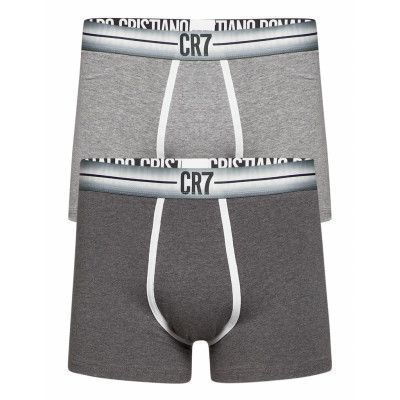 Cr7 Fashion, Trunk 2-Pack Boxerkalsonger Grå CR7