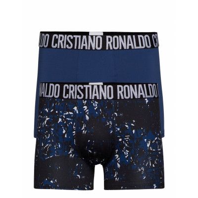Cr7 Fashion Trunk,2-Pack Micro Boxerkalsonger Blå CR7