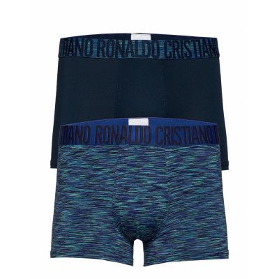 Cr7 Fashion Trunk,2-Pack Micro Boxerkalsonger Blå CR7