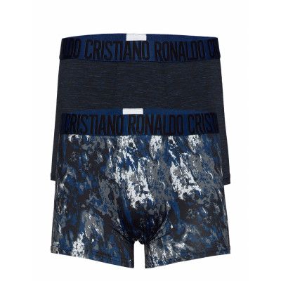 Cr7 Fashion Trunk,2-Pack Micro Boxerkalsonger Multi/mönstrad CR7