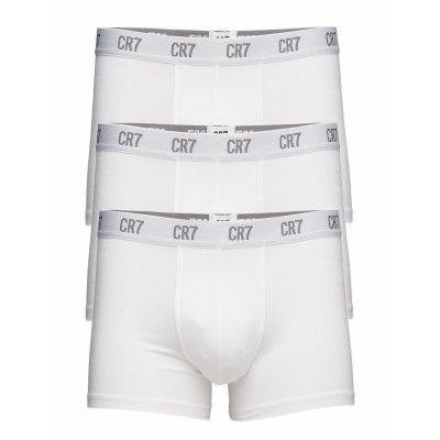 Cr7 Main Basic, Trunk, 3-Pack Boxerkalsonger Vit CR7