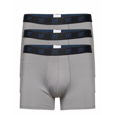 Cr7 Trunk, 3-Pack Boxerkalsonger Grå CR7