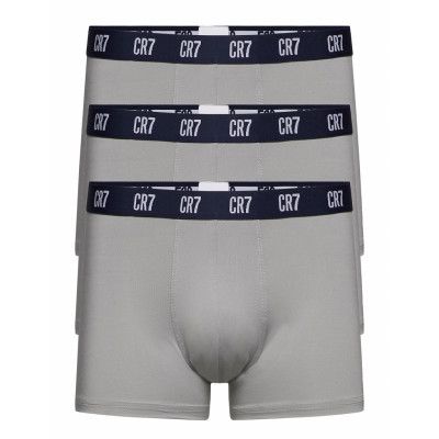Cr7 Trunk, 3-Pack Boxerkalsonger Grå CR7