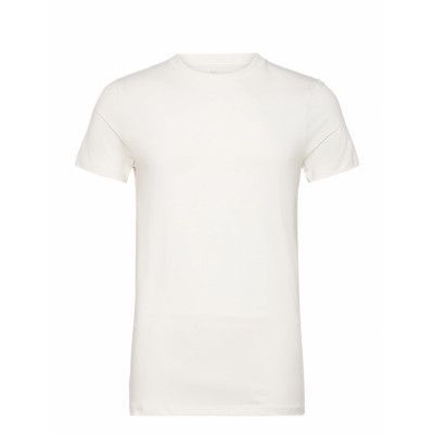 Crew-Neck Regular T-shirts Short-sleeved Vit *Villkorat Erbjudande Bread & Boxers