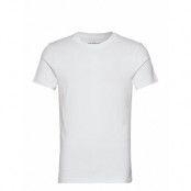 Crew-Neck Regular Tops T-shirts Short-sleeved White Bread & Boxers