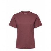 Crew Neck Regular *Villkorat Erbjudande T-shirts Short-sleeved Vinröd Bread & Boxers