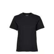 Crew Neck Regular *Villkorat Erbjudande T-shirts Short-sleeved Svart Bread & Boxers