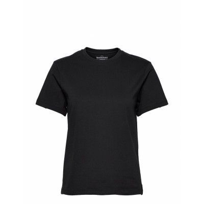 Crew Neck Regular *Villkorat Erbjudande T-shirts Short-sleeved Svart Bread & Boxers