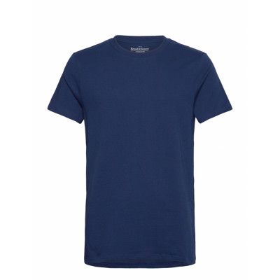 Bread & Boxers Crew-Neck Cotton Marinblå