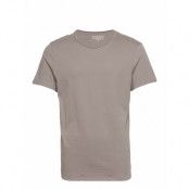 Crew-Neck Relaxed T-Shirt T-shirts Short-sleeved Grå Bread & Boxers