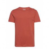 Crew-Neck Relaxed T-Shirt T-shirts Short-sleeved Röd Bread & Boxers