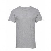 Bread & Boxers Crew-Neck Relaxed T-Shirt Grå