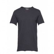Bread & Boxers Crew-Neck Relaxed T-Shirt Marinblå