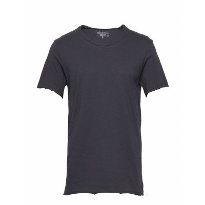 Bread & Boxers Crew-Neck Relaxed T-Shirt Marinblå
