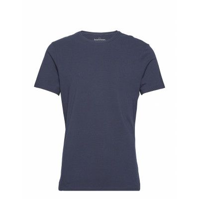 Crew-Neck T-Shirt *Villkorat Erbjudande T-shirts Short-sleeved Blå Bread & Boxers