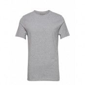 Crew-Neck T-Shirt Tops T-shirts Short-sleeved Grå Bread & Boxers