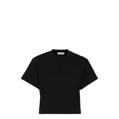 Crop Tee *Villkorat Erbjudande Top Svart Bread & Boxers