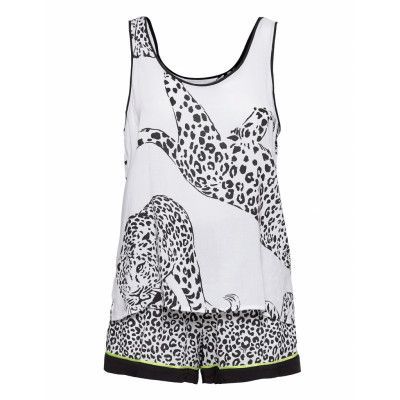 Dkny Wild Side Tank & Boxer Sleep Set Pyjamas Svart DKNY Homewear