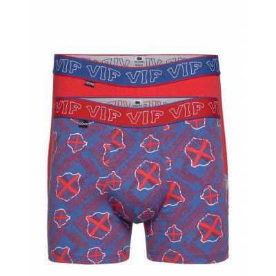 Dovre Football Men 2-Pack Boxerkalsonger Multi/mönstrad Dovre