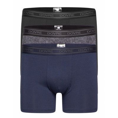Dovre Tights 3-Pack Bamboo Boxerkalsonger Blå Dovre