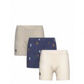 Liewood Felix Printed Boxers 3-Pack Mix Beige