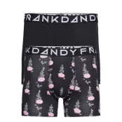2 Pack Brus Boxer Boxerkalsonger Svart Frank Dandy