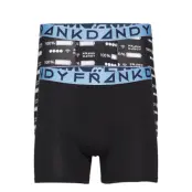 2 Pack Full Batt Boxer Boxerkalsonger Blå Frank Dandy