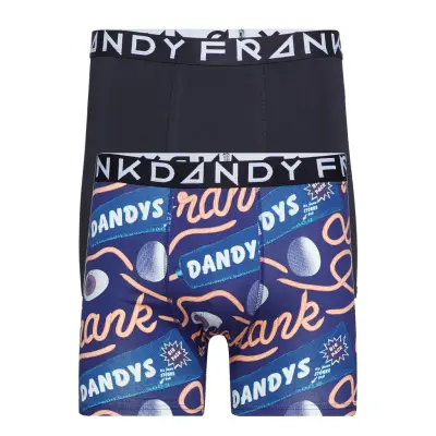 2 Pack Tube Boxer Boxerkalsonger Blå Frank Dandy