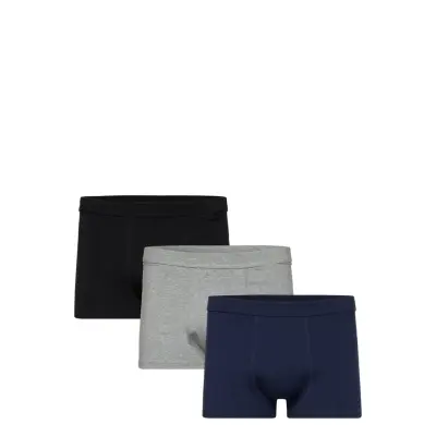 3-P Bamboo Trunk *Villkorat Erbjudande Underwear Boxer Shorts Grå Frank Dandy