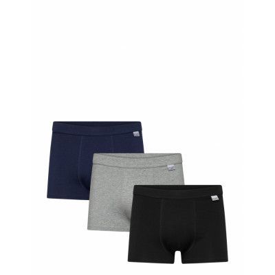 3-P Bamboo Trunk Underwear Boxer Shorts Navy Frank Dandy