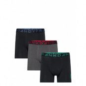 3-P Patch Organic Boxer Underwear Boxer Shorts Grå Frank Dandy