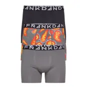 3 Pack Balls Of Fire Boxer Boxerkalsonger Multi/mönstrad Frank Dandy