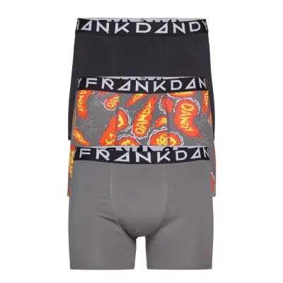 3 Pack Balls Of Fire Boxer Boxerkalsonger Multi/mönstrad Frank Dandy