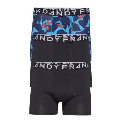 3 Pack Scullberry Boxer Boxerkalsonger Multi/mönstrad Frank Dandy