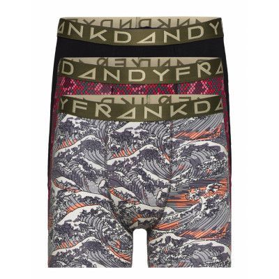 3-Pack Waves & Snakes Boxer Boxerkalsonger Frank Dandy