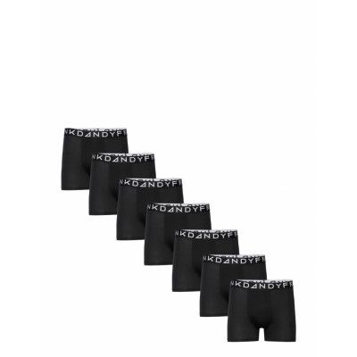 Frank Dandy 7-P Solid Tencel Boxer Svart