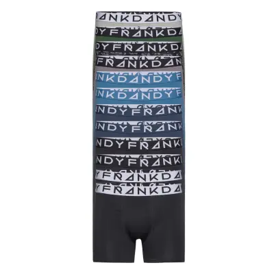 Bo.12P Essential Boxer Boxerkalsonger Blå Frank Dandy