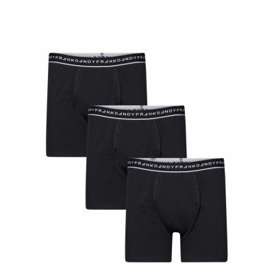Bo.3P Basic Boxer Boxerkalsonger Svart Frank Dandy